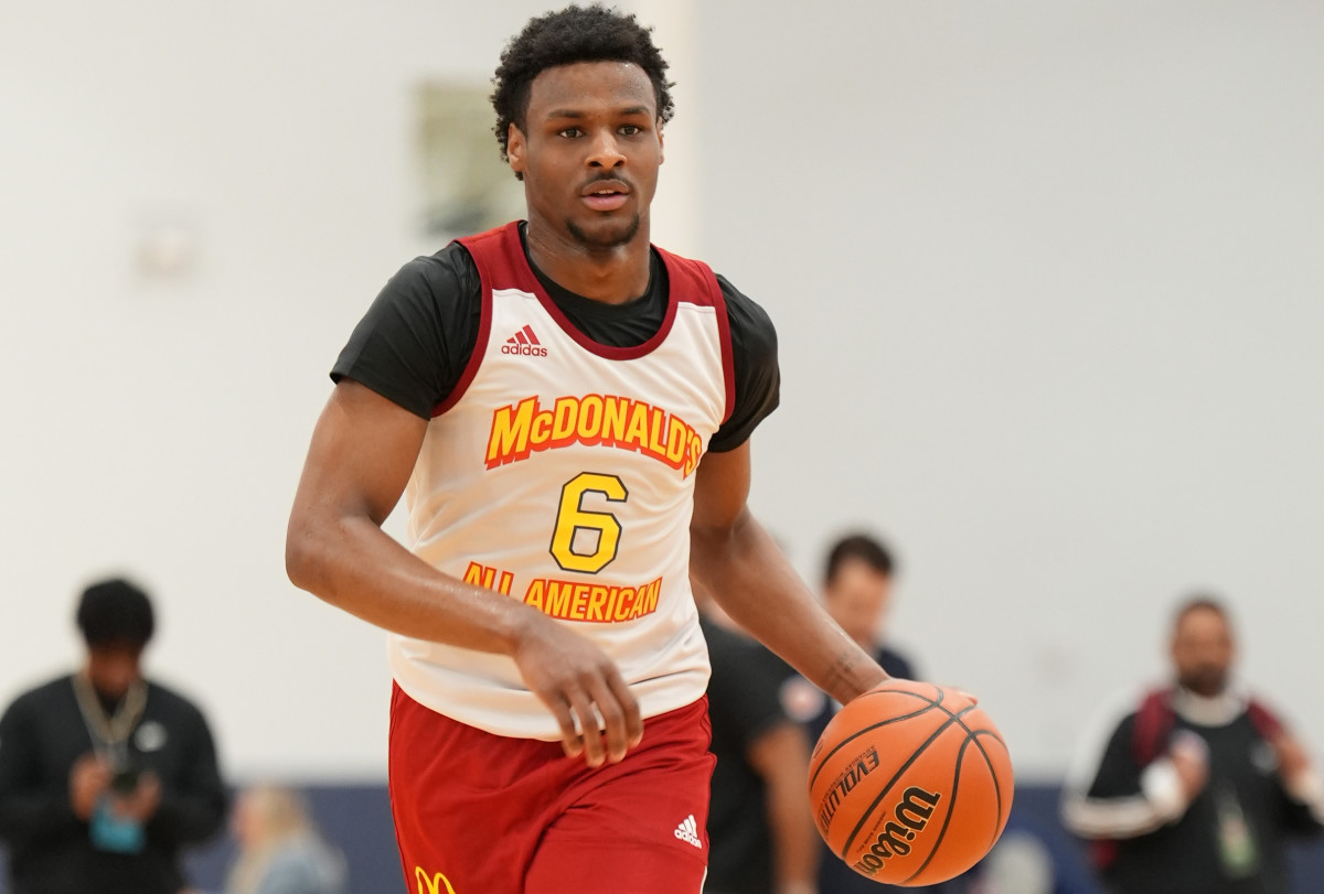 mcdonald's all american game bronny james 2023 courtesy photos